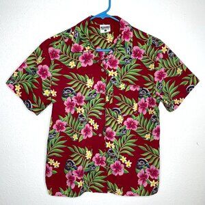 CREEPY CO Luau Lurkers Critters Movie Hawaiian Camp SHIRT Women Small Halloween